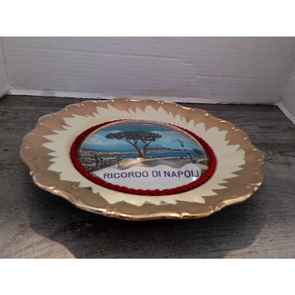 Ricordo Di Napoli Seltmann Weiden Bavaria Theresia Souvenir Plate - Picture 3 of 5